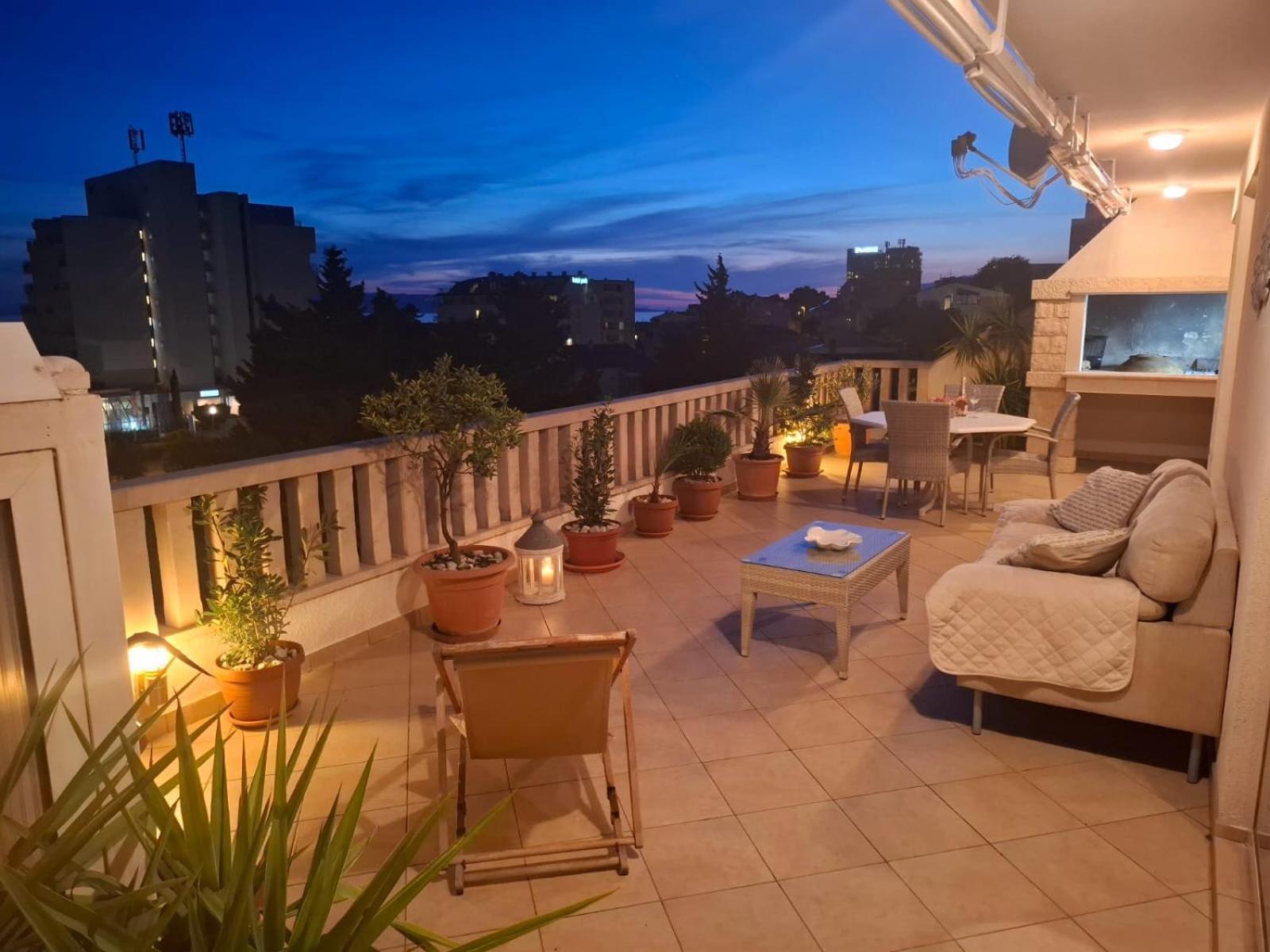 Happy Basset Terrace Apartment Makarska Ngoại thất bức ảnh