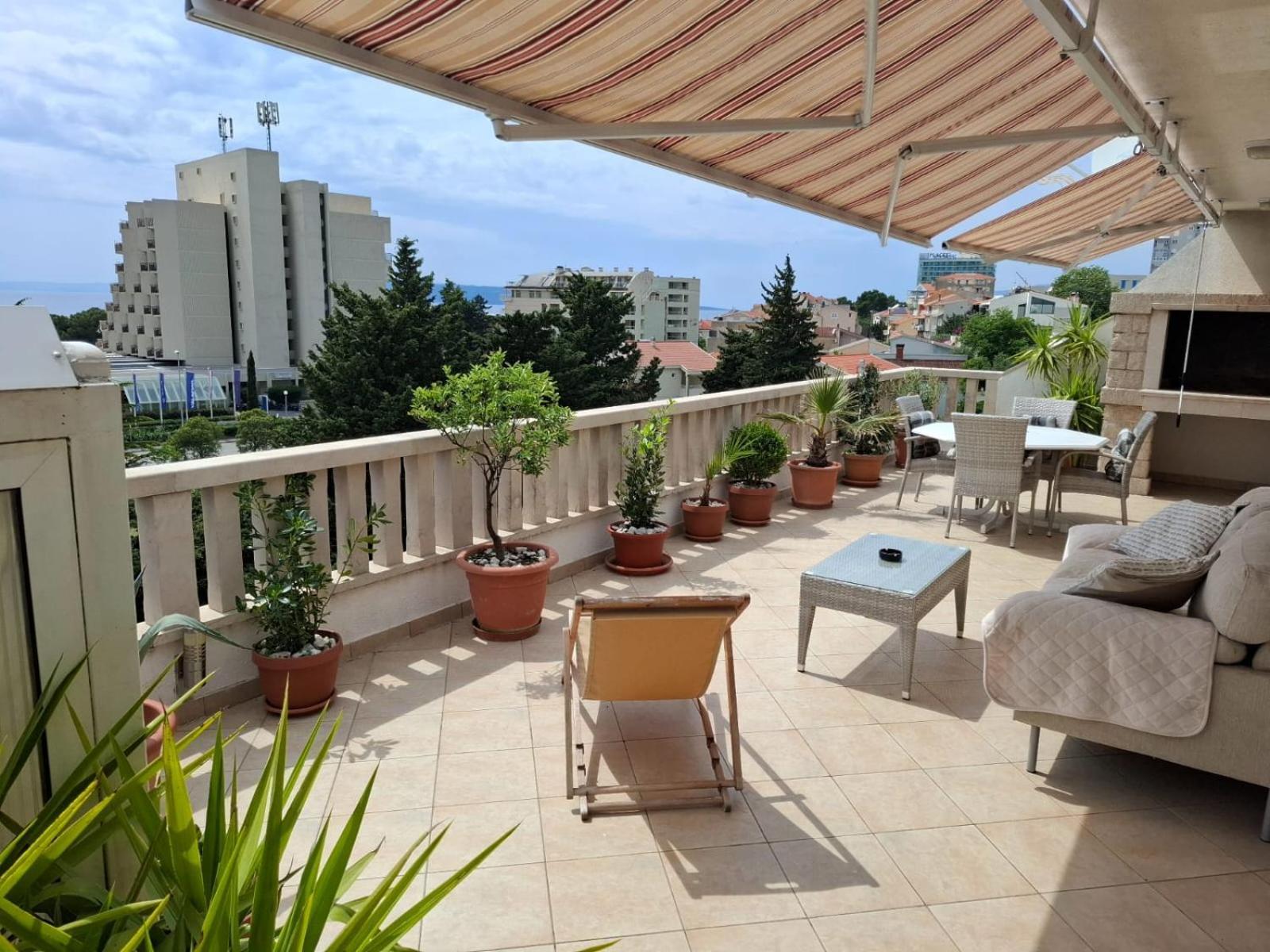 Happy Basset Terrace Apartment Makarska Ngoại thất bức ảnh